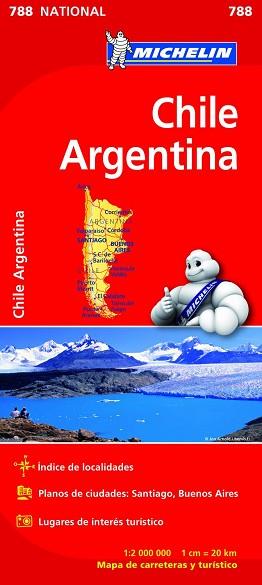 CHILE - ARGENTINA MAPA 788 1.2000000 | 9782067185630 | VARIOS AUTORES | Llibreria Aqualata | Comprar llibres en català i castellà online | Comprar llibres Igualada