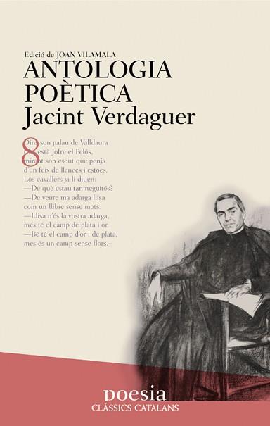 ANTOLOGIA POETICA DE JACINT VERDAGUER (CL. CATALANS 8) | 9788482876573 | VERDAGUER, JACINT | Llibreria Aqualata | Comprar libros en catalán y castellano online | Comprar libros Igualada