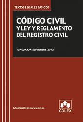 CODIGO CIVIL Y LEY Y REGLAMENTO DEL REGISTRO CIVIL | 9788483423790 | VVAA | Llibreria Aqualata | Comprar llibres en català i castellà online | Comprar llibres Igualada