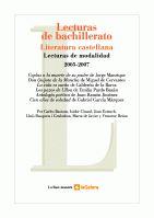 LECTURAS DE BACHILLERATO. LITERATURA CASTELLANA 2005-2007 | 9788424624590 | DIVERSOS | Llibreria Aqualata | Comprar libros en catalán y castellano online | Comprar libros Igualada