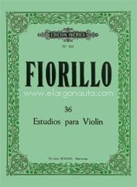 36 ESTUDIOS PARA VIOLIN | FIORILLO | FIORILLO | Llibreria Aqualata | Comprar libros en catalán y castellano online | Comprar libros Igualada