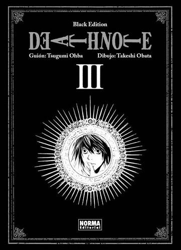 DEATH NOTE 3 BLACK EDITION | 9788467912111 | OHBA, TSUGUMI / OBATA, TAKESHI | Llibreria Aqualata | Comprar libros en catalán y castellano online | Comprar libros Igualada