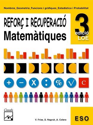 REFORÇ DE MATEMATIQUES 3 ESO REPASSA I APROVA | 9788421833322 | FRIAS, V. - NAGRUK, S. - COLERA, A. | Llibreria Aqualata | Comprar llibres en català i castellà online | Comprar llibres Igualada