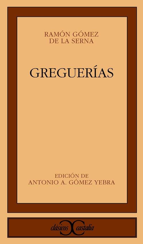 GREGUERIAS | 9788470396915 | GOMEZ DE LA SERNA, RAMON | Llibreria Aqualata | Comprar llibres en català i castellà online | Comprar llibres Igualada