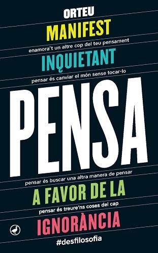 PENSA | 9788416673346 | ORTEU, FRANCESC | Llibreria Aqualata | Comprar llibres en català i castellà online | Comprar llibres Igualada