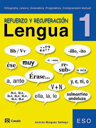 REFUERZO DE LENGUA 1 ESO -LOE- | 9788421836613 | MINGUEZ, ANDRES | Llibreria Aqualata | Comprar llibres en català i castellà online | Comprar llibres Igualada