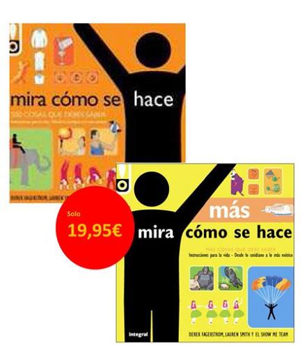 PACK MIRA COMO SE HACE + MAS MIRA COMO SE HACE | 9788490560921 | SMITH , LAURA/FAGERSTROM , DEREK | Llibreria Aqualata | Comprar libros en catalán y castellano online | Comprar libros Igualada