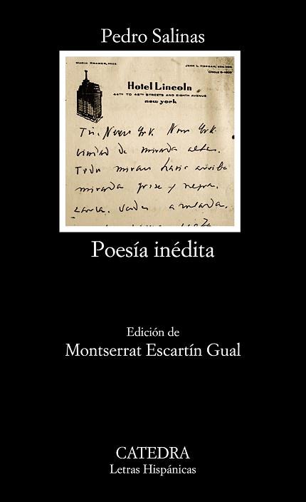 POESÍA INEDITA - PEDRO SALINAS (LETRAS HISPÁNICAS 716) | 9788437630977 | SALINAS, PEDRO | Llibreria Aqualata | Comprar llibres en català i castellà online | Comprar llibres Igualada