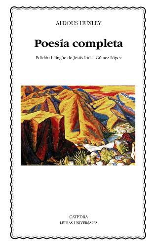 POESIA COMPLETA (L.U. 436) | 9788437628448 | HUXLEY, ALDOUS | Llibreria Aqualata | Comprar libros en catalán y castellano online | Comprar libros Igualada