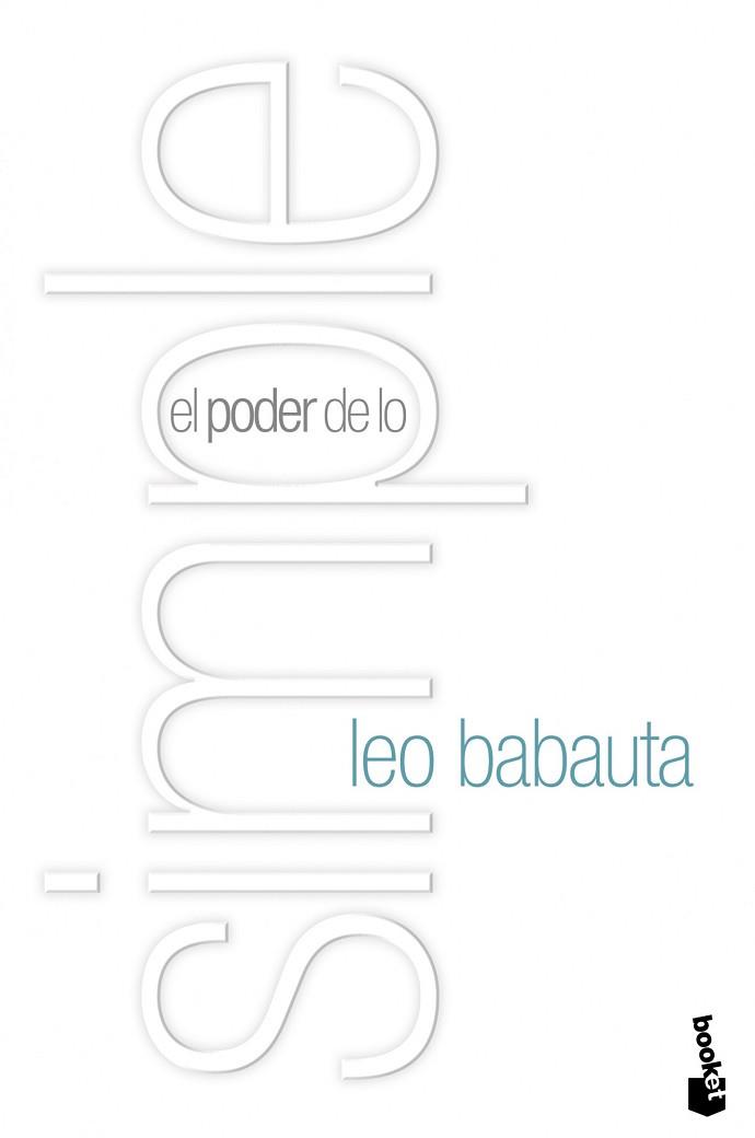 PODER DE LO SIMPLE, EL (BOOKET 4156) | 9788408110552 | BABAUTA, LEO | Llibreria Aqualata | Comprar libros en catalán y castellano online | Comprar libros Igualada