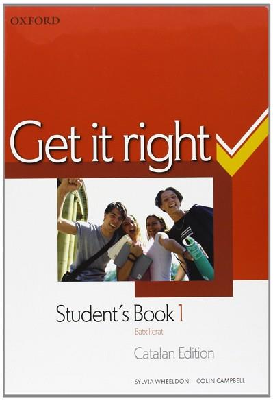 GET IT RIGHT 1: STUDENT'S BOOK AND ORAL SKILLS COMPANION (CATALAN) | 9780194745901 | COLIN CAMPBELL/SYLVIA WHEELDON | Llibreria Aqualata | Comprar llibres en català i castellà online | Comprar llibres Igualada