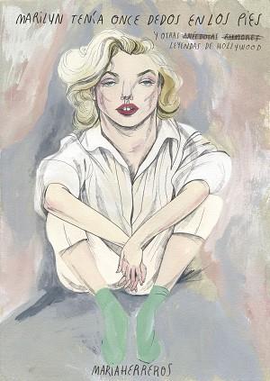 MARILYN TENÍA ONCE DEDOS EN LOS PIES Y OTRAS LEYENDAS DE HOLLYWOOD | 9788416489480 | HERREROS, MARÍA | Llibreria Aqualata | Comprar llibres en català i castellà online | Comprar llibres Igualada