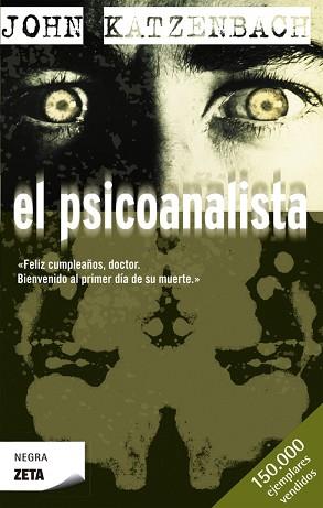 PSICOANALISTA, EL (ZETA NEGRA 9) | 9788498721805 | KATZENBACH, JOHN | Llibreria Aqualata | Comprar llibres en català i castellà online | Comprar llibres Igualada