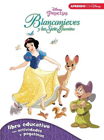 BLANCANIEVES Y LOS SIETE ENANITOS (LIBRO EDUCATIVO DISNEY CON ACTIVIDADES Y PEGA | 9788416548521 | DISNEY | Llibreria Aqualata | Comprar llibres en català i castellà online | Comprar llibres Igualada