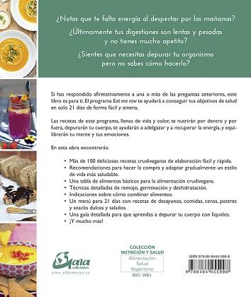 EAT ME RAW: PROGRAMA CRUDIVEGANO 21 DÍAS | 9788484455998 | ESTEVE DE MIGUEL, CARLOTA | Llibreria Aqualata | Comprar llibres en català i castellà online | Comprar llibres Igualada