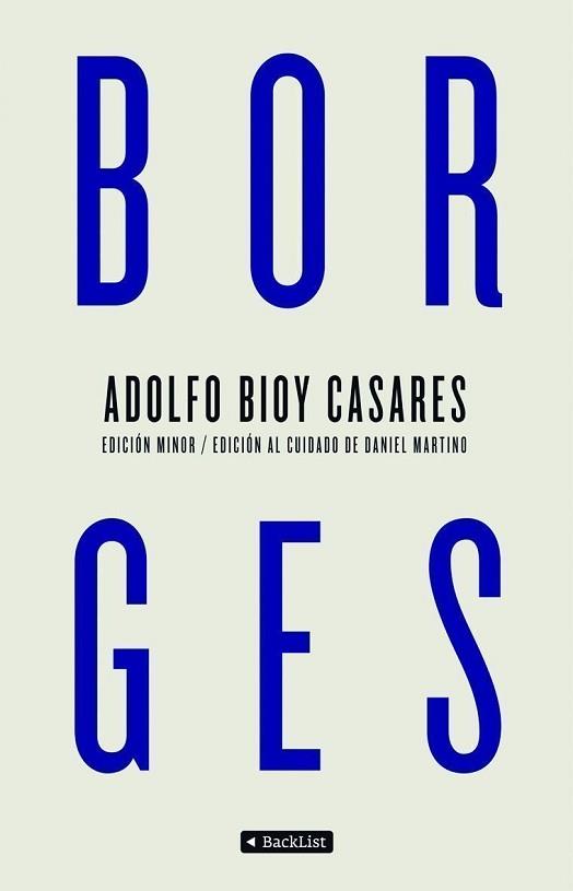 BORGES. EDICIONS MINOR | 9788408097273 | BIOY CASARES, ADOLFO / MARTINO, DANIEL (ED.) | Llibreria Aqualata | Comprar llibres en català i castellà online | Comprar llibres Igualada