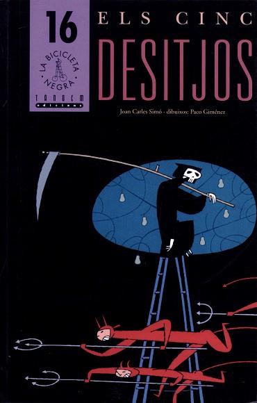 CINC DESITJOS, ELS (LA BICICLETA NEGRA 16) | 9788481312744 | GIMENEZ, PACO ; SIMO, JOAN CARLES | Llibreria Aqualata | Comprar llibres en català i castellà online | Comprar llibres Igualada