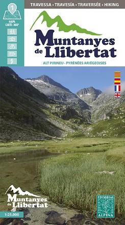 MUNTANYES DE LLIBERTAT (ALT PIRINEU - PYRENEES ARIEGEOISES - ESCALA 1:25 000) | 9788470111228 | Llibreria Aqualata | Comprar llibres en català i castellà online | Comprar llibres Igualada