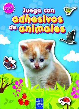 JUEGA CON ADHESIVOS DE ANIMALES (PORTADA BLAVA) | 9788408090076 | YOYO | Llibreria Aqualata | Comprar libros en catalán y castellano online | Comprar libros Igualada