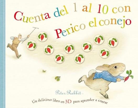 CUENTA DEL 1 AL 10 CON PERICO EL CONEJO | 9788448832285 | POTTER, BEATRIX | Llibreria Aqualata | Comprar libros en catalán y castellano online | Comprar libros Igualada