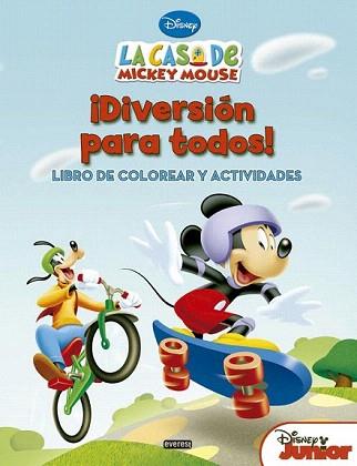 CASA DE MICKEY MOUSE. ¡DIVERSIÓN PARA TODOS! LIBRO DE COLOREAR Y ACTIVIDADES | 9788444168609 | WALT DISNEY COMPANY | Llibreria Aqualata | Comprar llibres en català i castellà online | Comprar llibres Igualada