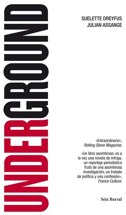 UNDERGROUND | 9788432209499 | DREYFUS, SUELETTE / ASSANGE, JULIAN | Llibreria Aqualata | Comprar llibres en català i castellà online | Comprar llibres Igualada