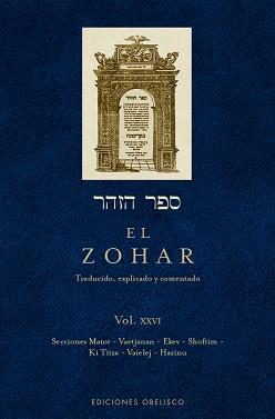 ZOHAR, EL  (VOL. XXVI) (N. ED.) | 9788491115359 | BAR IOJAI, RABI SHIMON | Llibreria Aqualata | Comprar llibres en català i castellà online | Comprar llibres Igualada