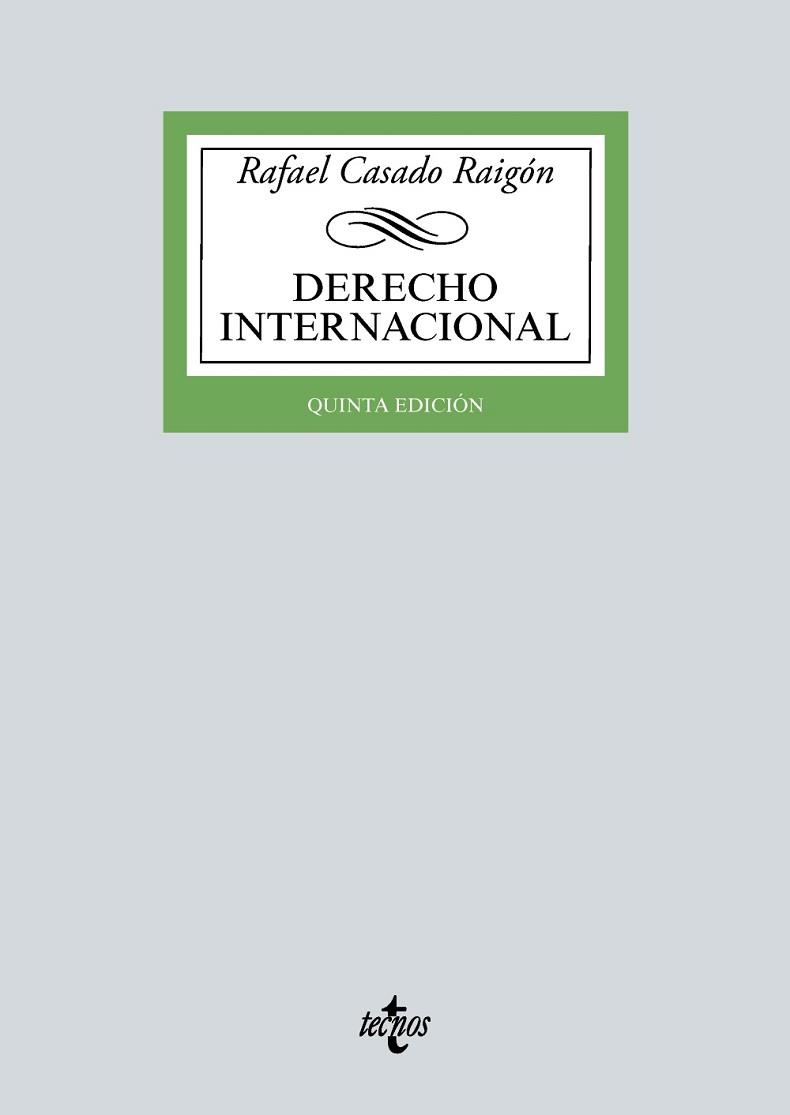 DERECHO INTERNACIONAL | 9788430990689 | CASADO RAIGÓN, RAFAEL | Llibreria Aqualata | Comprar llibres en català i castellà online | Comprar llibres Igualada