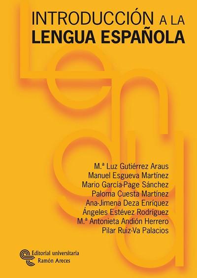 INTRODUCCION A LA LENGUA ESPAÑOLA | 9788480046794 | AA VV | Llibreria Aqualata | Comprar llibres en català i castellà online | Comprar llibres Igualada