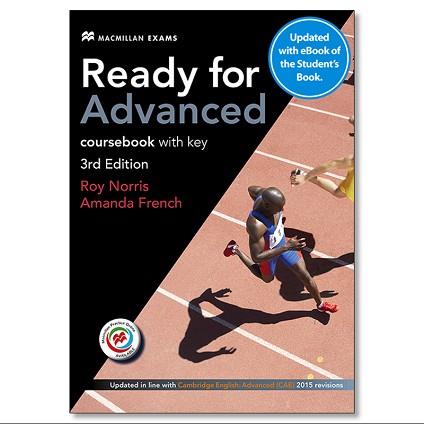 READY FOR ADV SB +KEY (EBOOK) PK 3RD ED | 9781786327574 | FRENCH, AMANDA / NORRIS, ROY | Llibreria Aqualata | Comprar llibres en català i castellà online | Comprar llibres Igualada