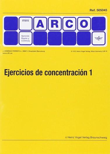 EJERCICIOS DE CONCENTRACIÓN 1 | 9788492490288 | MÜLLER, HEINER | Llibreria Aqualata | Comprar llibres en català i castellà online | Comprar llibres Igualada