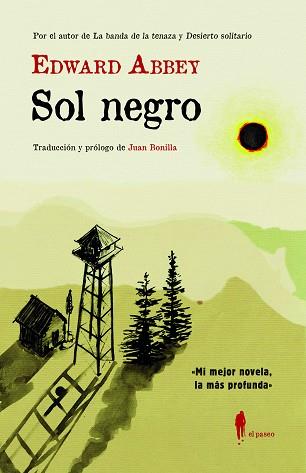 SOL NEGRO | 9788419188267 | ABBEY, EDWARD | Llibreria Aqualata | Comprar llibres en català i castellà online | Comprar llibres Igualada