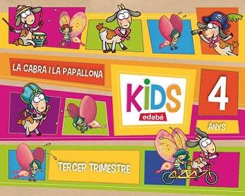 CABRA I LA PAPALLONA, LA - KIDS EDEBE 4 ANYS TERCER TRIMESTRE | 9788468311111 | EDEBÉ, OBRA COLECTIVA | Llibreria Aqualata | Comprar llibres en català i castellà online | Comprar llibres Igualada