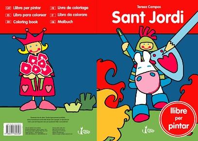 SANT JORDI. LLIBRE PER PINTAR | 9788491360308 | CAMPOS GARCIA, TERESA | Llibreria Aqualata | Comprar llibres en català i castellà online | Comprar llibres Igualada