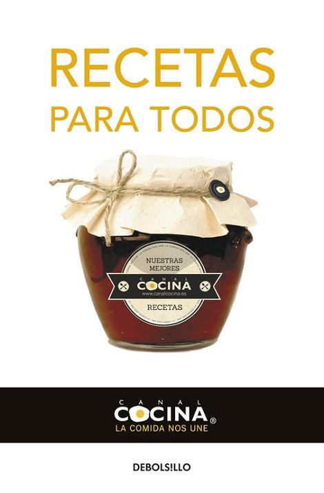 RECETAS PARA TODOS | 9788490322666 | CANAL COCINA | Llibreria Aqualata | Comprar libros en catalán y castellano online | Comprar libros Igualada