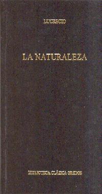 NATURALEZA, LA (BIB CLASICA GREDOS 316) | 9788424926830 | LUCRECIO | Llibreria Aqualata | Comprar libros en catalán y castellano online | Comprar libros Igualada