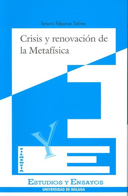 CRISIS Y RENOVACION DE LA METAFISICA | 9788474966602 | FALGUERAS SALINAS | Llibreria Aqualata | Comprar llibres en català i castellà online | Comprar llibres Igualada