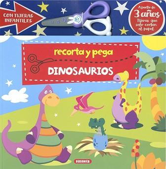 RECORTA Y PEGA DINOSAURIOS | 9788467785845 | SUSAETA EDICIONES | Llibreria Aqualata | Comprar llibres en català i castellà online | Comprar llibres Igualada