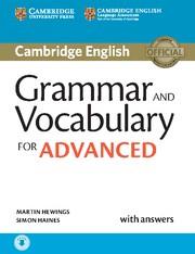 GRAMMAR AND VOCABULARY FOR ADVANCED BOOK WITH ANSWERS AND AUDIO | 9781107481114 | HEWINGS,MARTIN / HAINES,SIMON | Llibreria Aqualata | Comprar llibres en català i castellà online | Comprar llibres Igualada