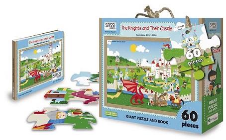 PUZZLE THE KNIGHTS AND THEIR CASTLE. 60 PIECES | 9788868600488 | Llibreria Aqualata | Comprar llibres en català i castellà online | Comprar llibres Igualada