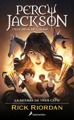 DEESSA DE TRES CAPS, LA  (PERCY JACKSON I ELS DÉUS DE L'OLIMP 7) | 9788419275615 | RIORDAN, RICK | Llibreria Aqualata | Comprar llibres en català i castellà online | Comprar llibres Igualada