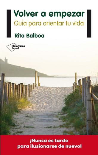 VOLVER A EMPEZAR | 9788416096473 | BALBOA, RITA | Llibreria Aqualata | Comprar libros en catalán y castellano online | Comprar libros Igualada