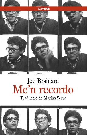 ME'N RECORDO | 9788488839442 | BRAINARD, JOE | Llibreria Aqualata | Comprar llibres en català i castellà online | Comprar llibres Igualada