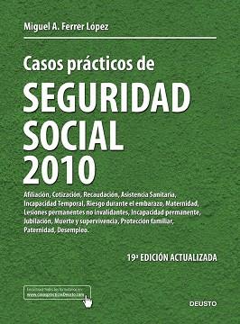 CASOS PRACTICOS DE SEGURIDAD SOCIAL 2010 | 9788423427758 | FERRER LOPEZ, MIGUEL A | Llibreria Aqualata | Comprar llibres en català i castellà online | Comprar llibres Igualada