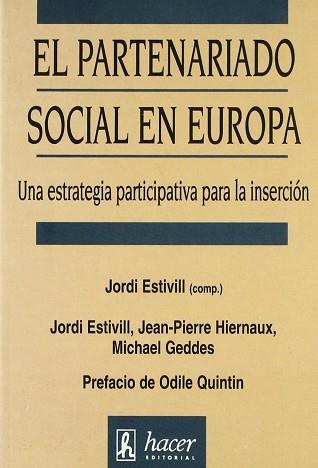 PARTENARIADO SOCIAL EN EUROPA, EL | 9788488711250 | ESTIVILL, JORDI | Llibreria Aqualata | Comprar llibres en català i castellà online | Comprar llibres Igualada