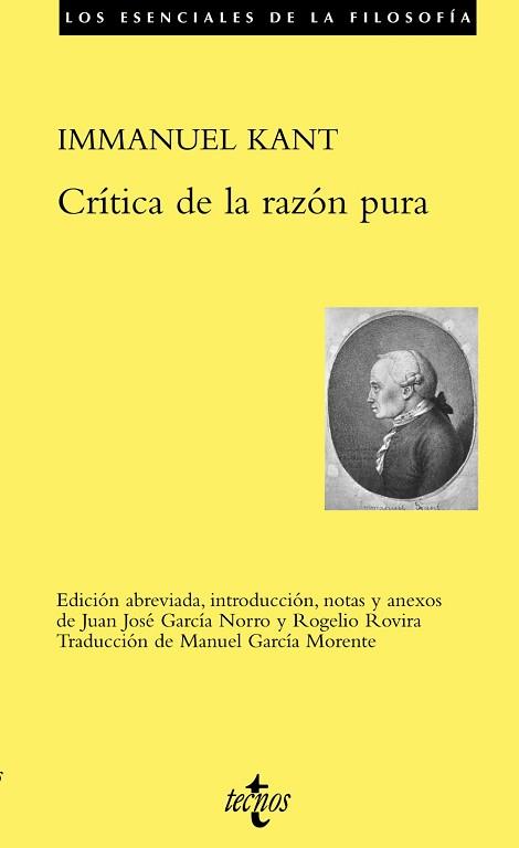 CRITICA DE LA RAZON PURA (LOS ESENCIALES DE LA FILOSOFIA) | 9788430938100 | KANT, IMMANUEL | Llibreria Aqualata | Comprar llibres en català i castellà online | Comprar llibres Igualada