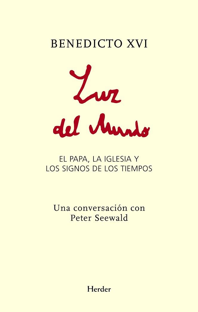 LUZ DEL MUNDO | 9788425427565 | BENEDICTO XVI | Llibreria Aqualata | Comprar llibres en català i castellà online | Comprar llibres Igualada