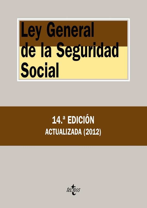 LEY GENERAL DE LA SEGURIDAD SOCIAL | 9788430955510 | Llibreria Aqualata | Comprar llibres en català i castellà online | Comprar llibres Igualada