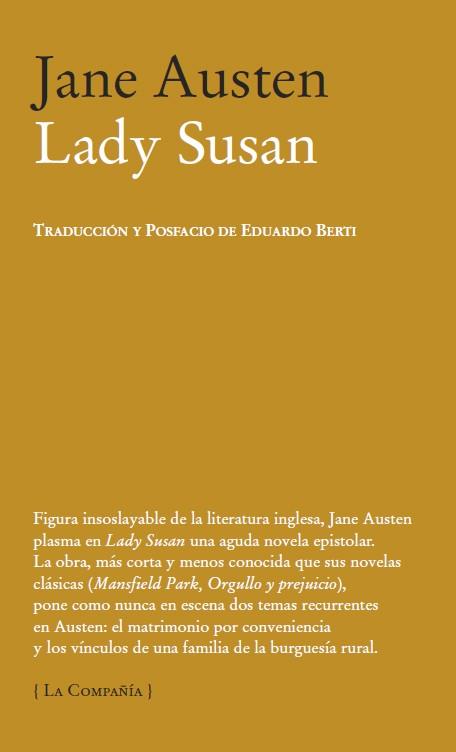 LADY SUSAN | 9788483930687 | AUSTEN, JANE | Llibreria Aqualata | Comprar llibres en català i castellà online | Comprar llibres Igualada