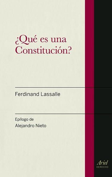 QUÉ ES UNA CONSTITUCIÓN? | 9788434470606 | LASSALLE, FERDINAND | Llibreria Aqualata | Comprar llibres en català i castellà online | Comprar llibres Igualada